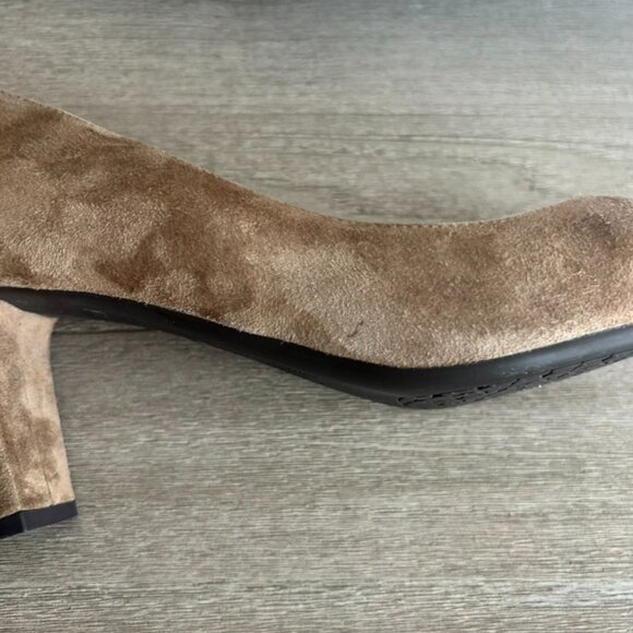 LK Bennett Suede Block Heels | (size UK 42, US 10.5-11) - Picture 9 of 14